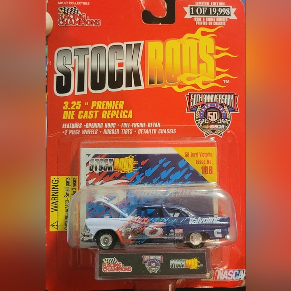 Racing Champions Stock Rods #6 50th Anniversary Limited Edition 1 of 19,998 - Picture 2 of 3